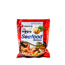 Локшина швидкого приготування з морепродуктами Seafood Ramyun NONGSHIM 125 г