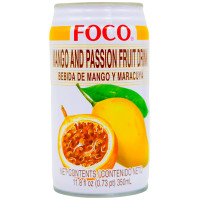 Нектар з манго і маракуєю FOCO 350 мл