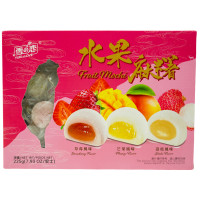 Набір мочі зі смаками: Манго /Полуниця / Лічі YUKI&LOVE 225 г