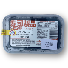 Ікорний продукт Тобіко чорна 400 г Classic