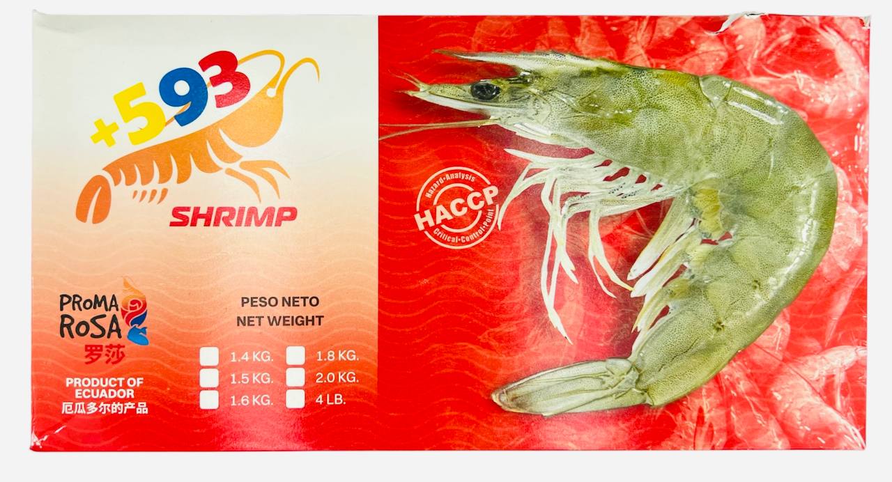 Креветка 21/25 б/г блок 2кг Promarosa