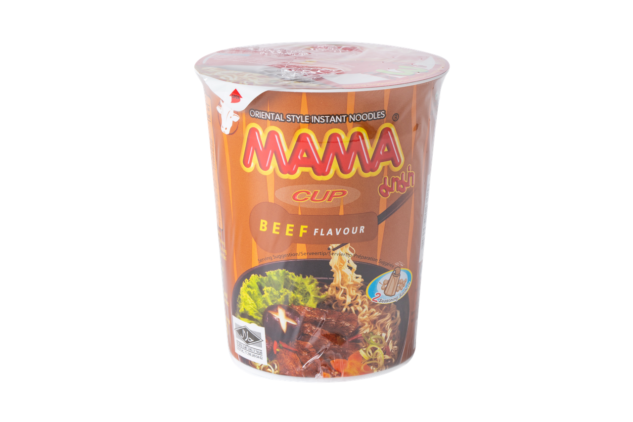 Локшина швидкого приготування з яловичиною в стаканчику MAMA 70 г