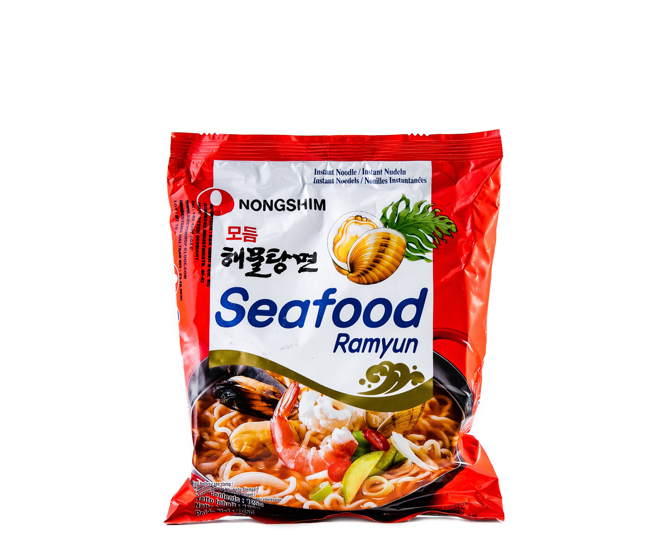 Локшина швидкого приготування з морепродуктами Seafood Ramyun NONGSHIM 125 г