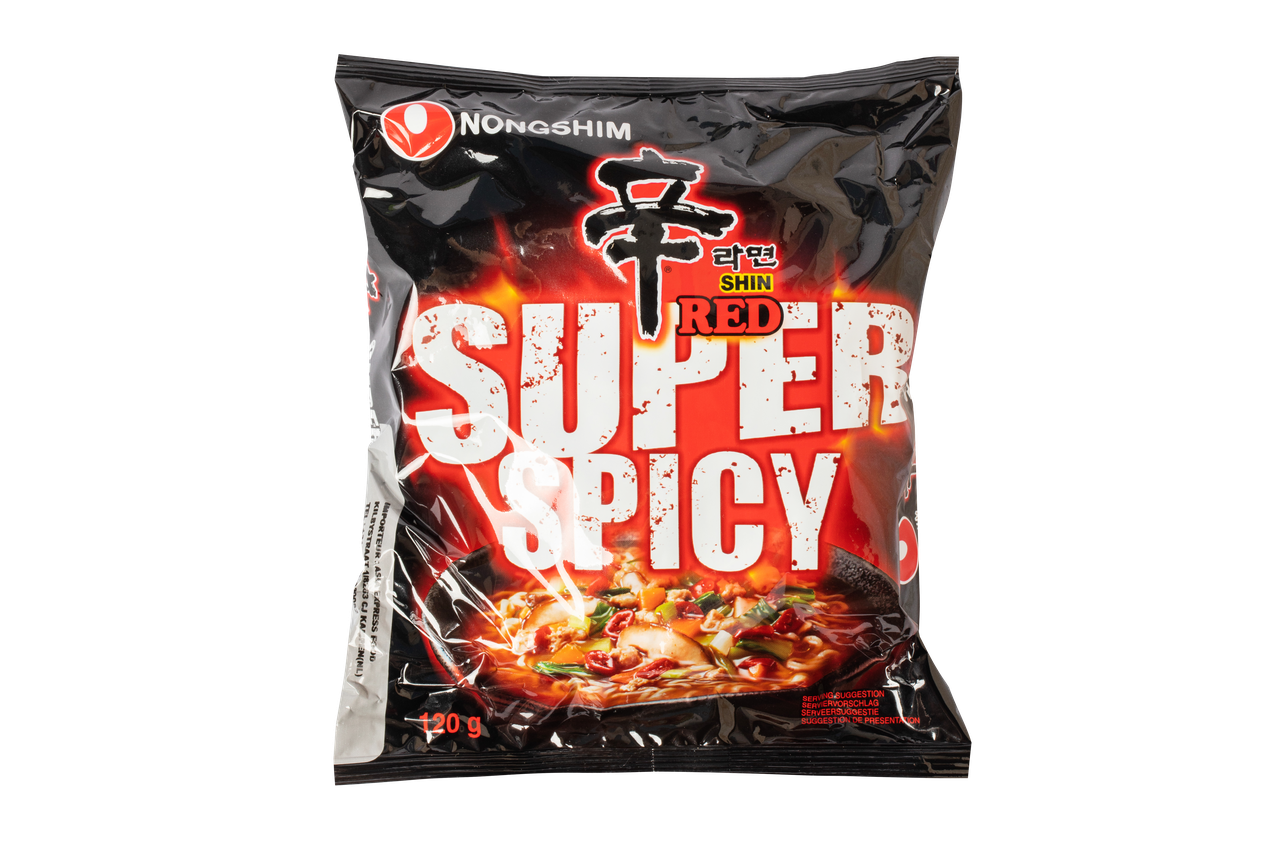Локшина швидкого приготування шин дуже гостра Shin Red Super Spicy NONGSHIM 120 г