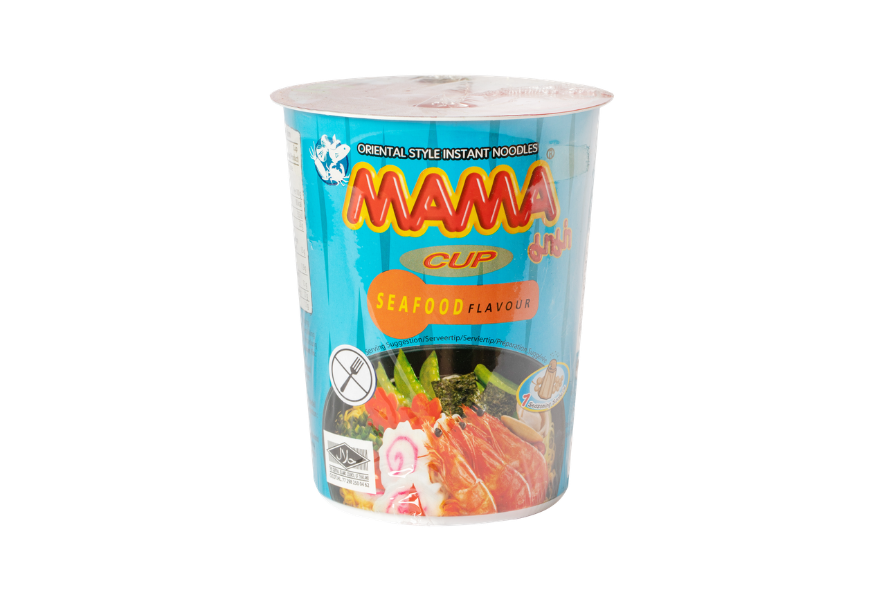Локшина швидкого приготування з морепродуктами в стаканчику MAMA 70 г