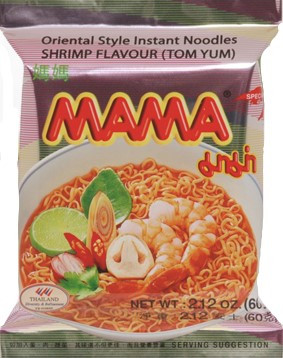 Локшина швидкого приготування Том Ям Оригінальна MAMA 60 г