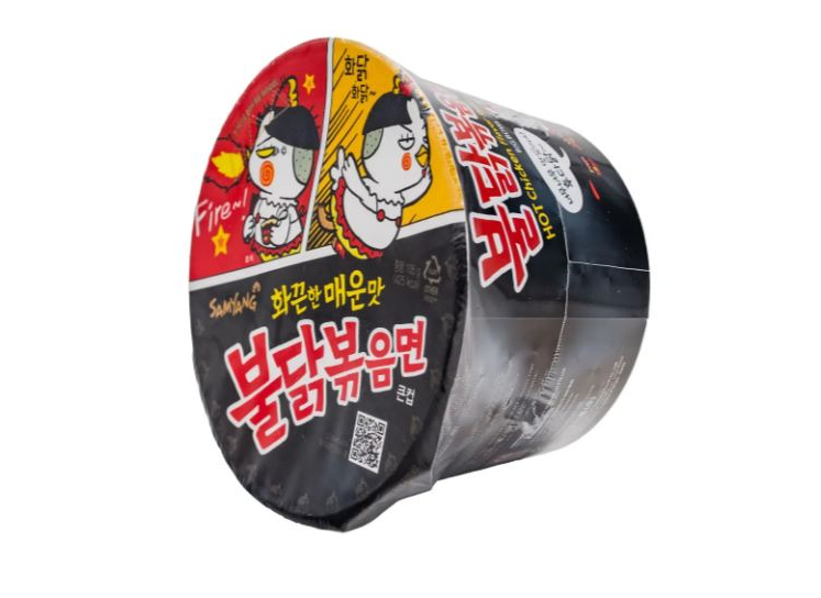 Локшина швидкого приготування з смаком курки гостра в стаканчику SAMYANG 105 г