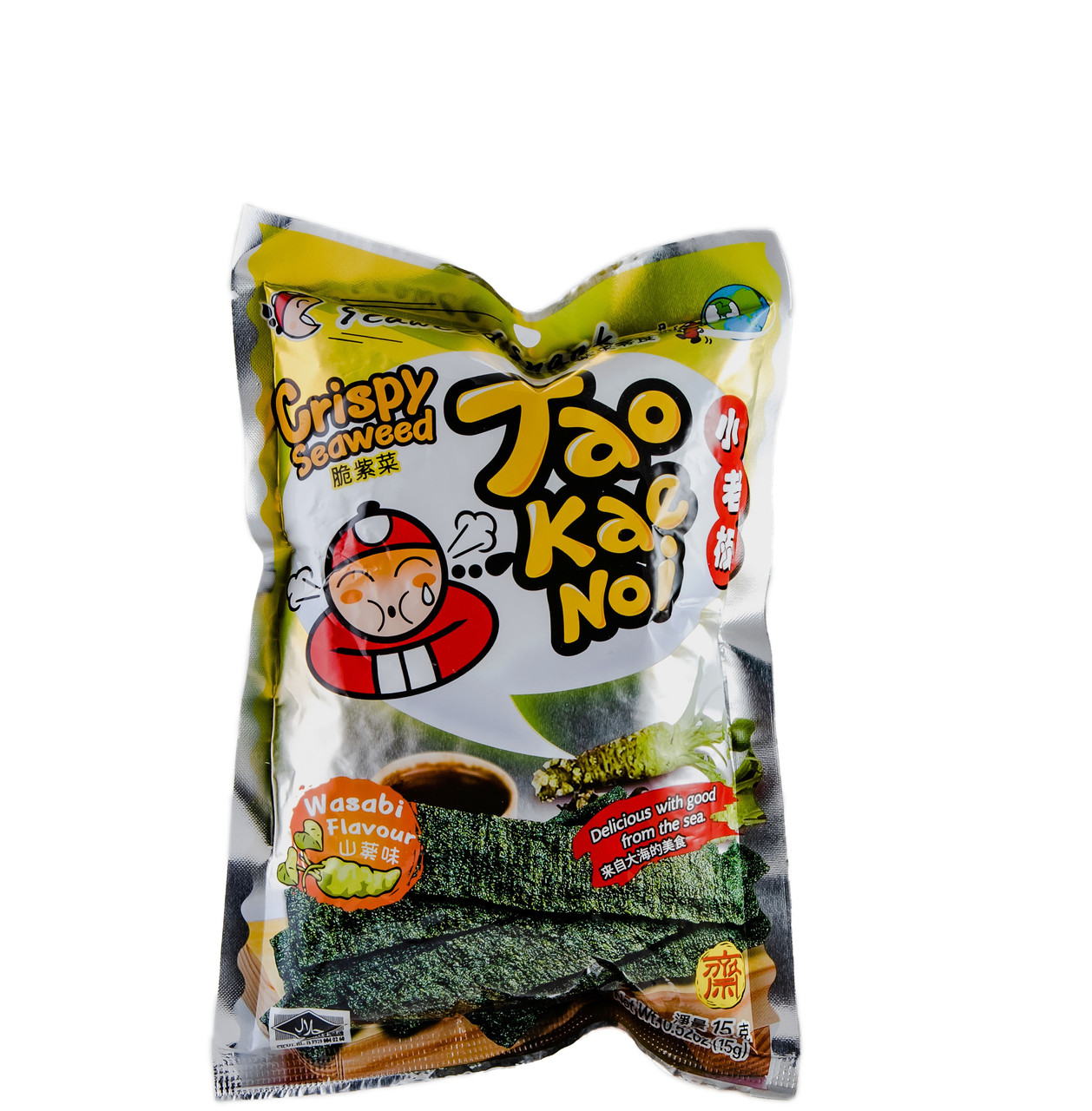 Норі снек з васабі Tao Kae Noi 15 г