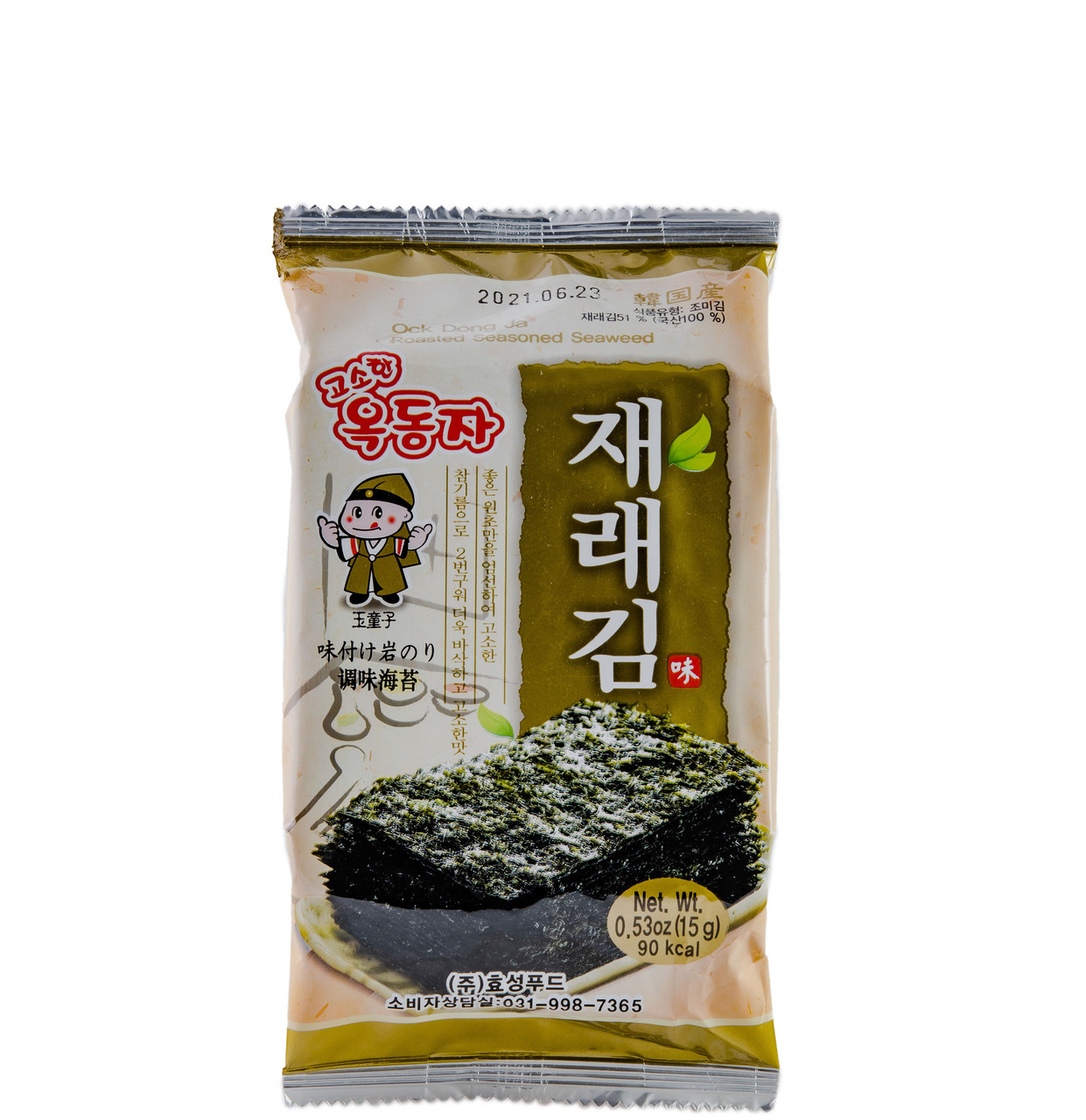 Норі снек з кунжутним маслом OCK-DONG-JA 15 г