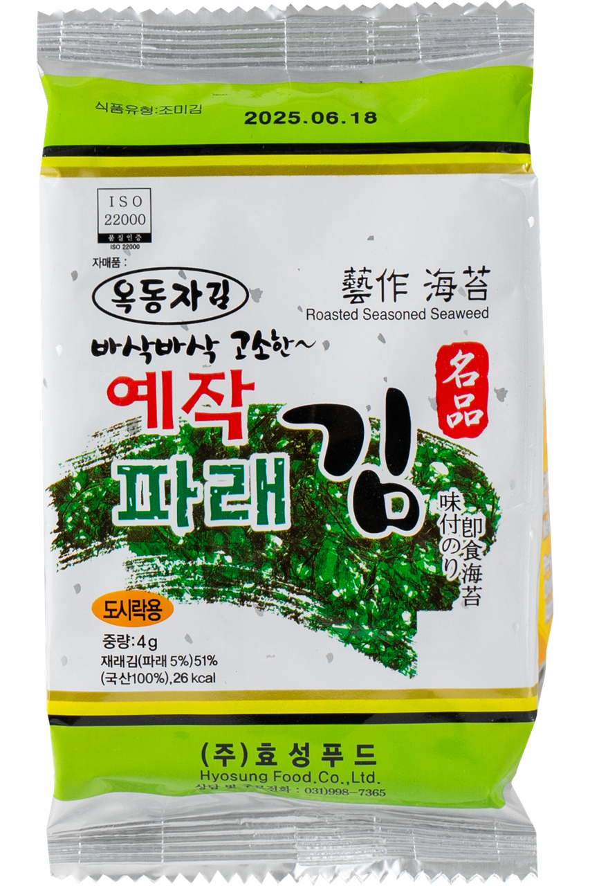 Норі снек зелений чай 4 г ТМ OCK-DONG-JA