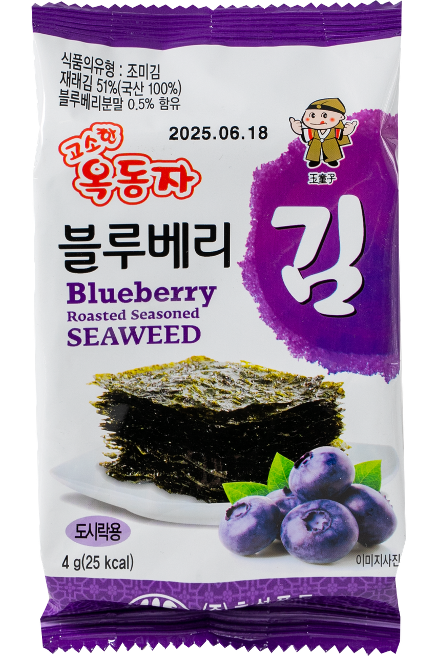 Норі снек з чорницею 4 г ТМ OCK-DONG-JA