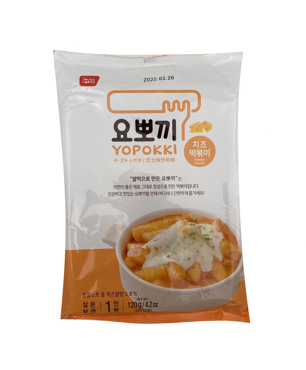 Токпоккі зі смаком сиру YAPOKKI 120 г