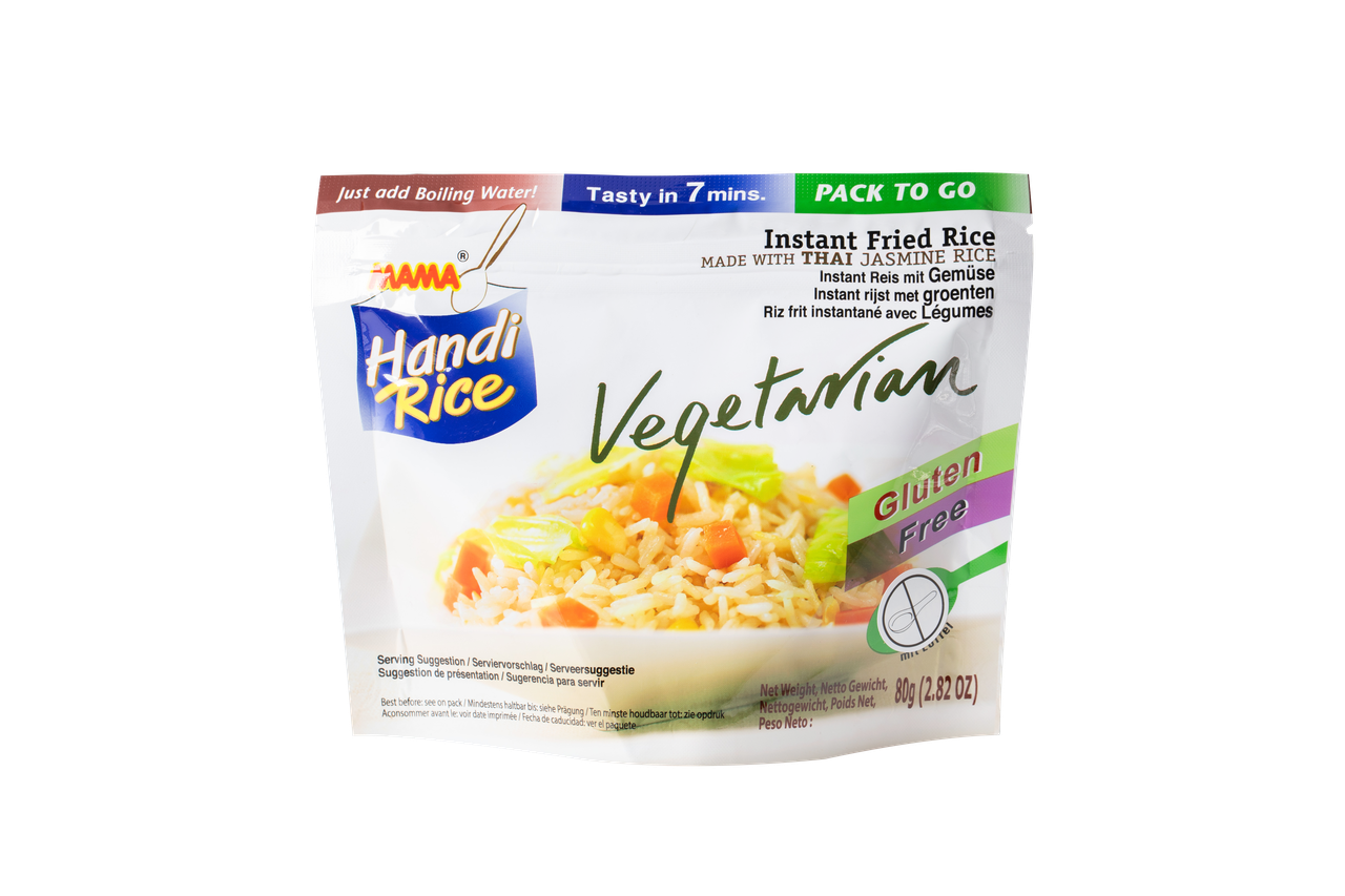 Рис швидкого приготування вегетаріанський MAMA 80 г