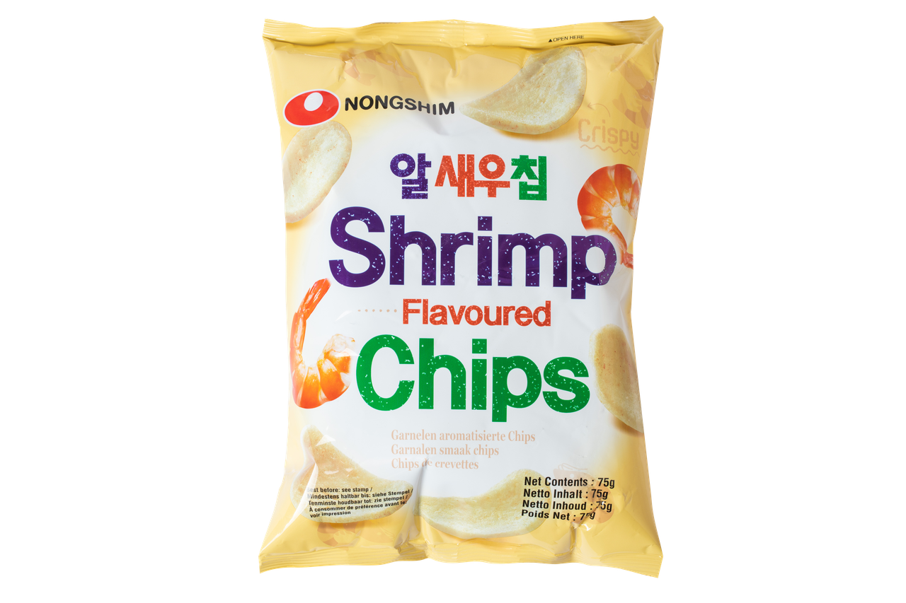 Чіпси креветкові Chips Shrimp Flavoured NONGSHIM 75 г