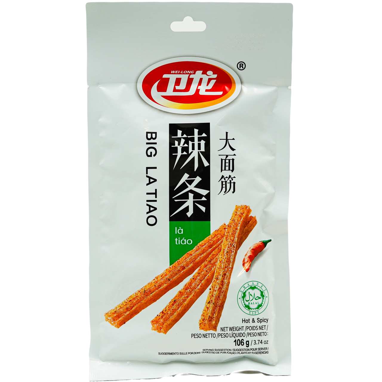 Снек латяо Latiao Big WEILONG 106 г