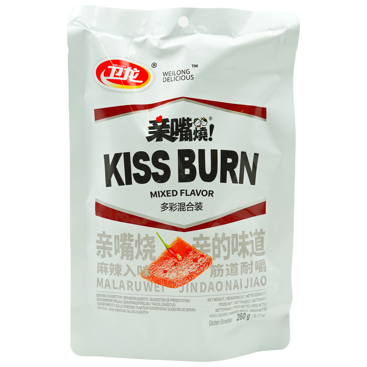 Снек латяо Latiao Kiss Burn Mixed WEILONG 260 г