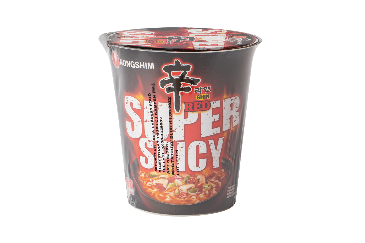 Локшина швидкого приготування в стаканчику Shin Red Super Spicy NONGSHIM 68 г