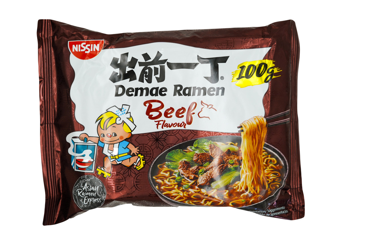 Локшина швидкого приготування Demae Beef NISSIN 100 г