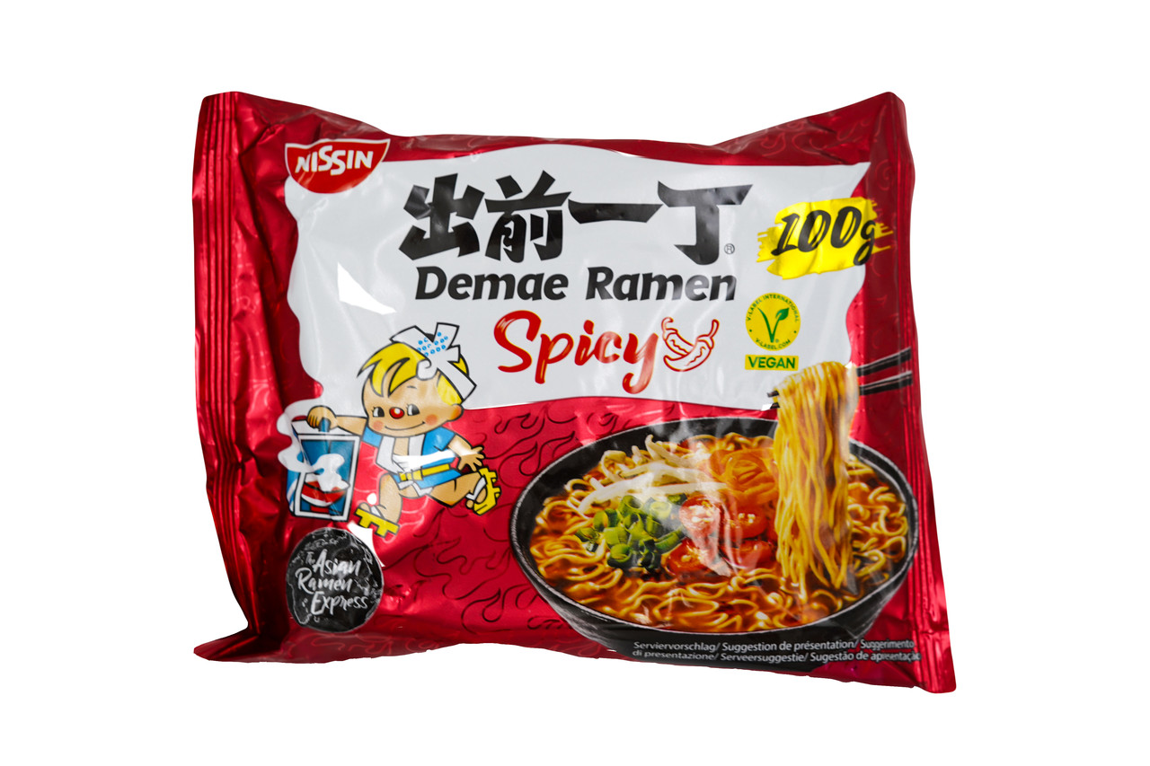 Локшина швидкого приготування Demae Spicy NISSIN 100г
