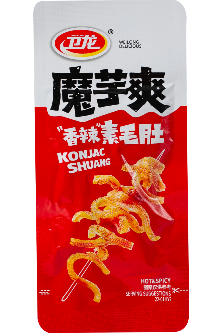 Конжак снек Konjac Shuang Hot & Spicy WEILONG 18 г