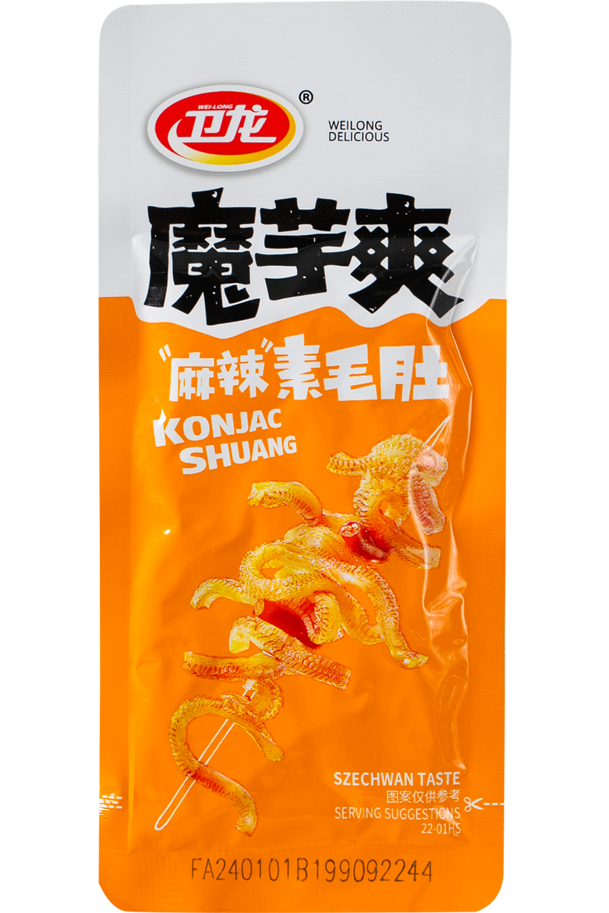 Конжак снек Konjac Shuang Sichuan Flavor WEILONG 18 г