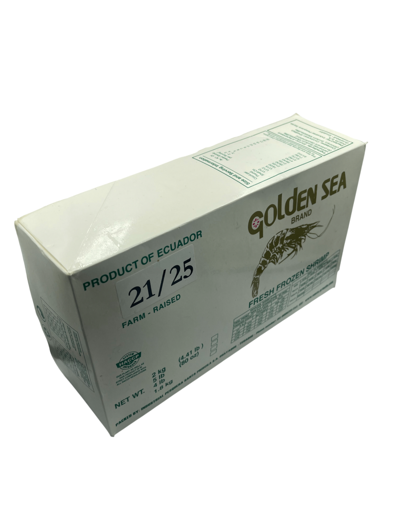 Креветка 21/25, 10% глазурі, блок 2,24 кг Santa Priscila