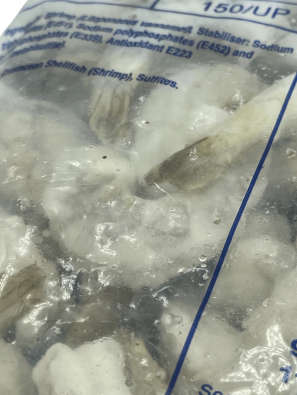 Креветка 31/35 (без вени) 0% глазурі 1кг PDTON