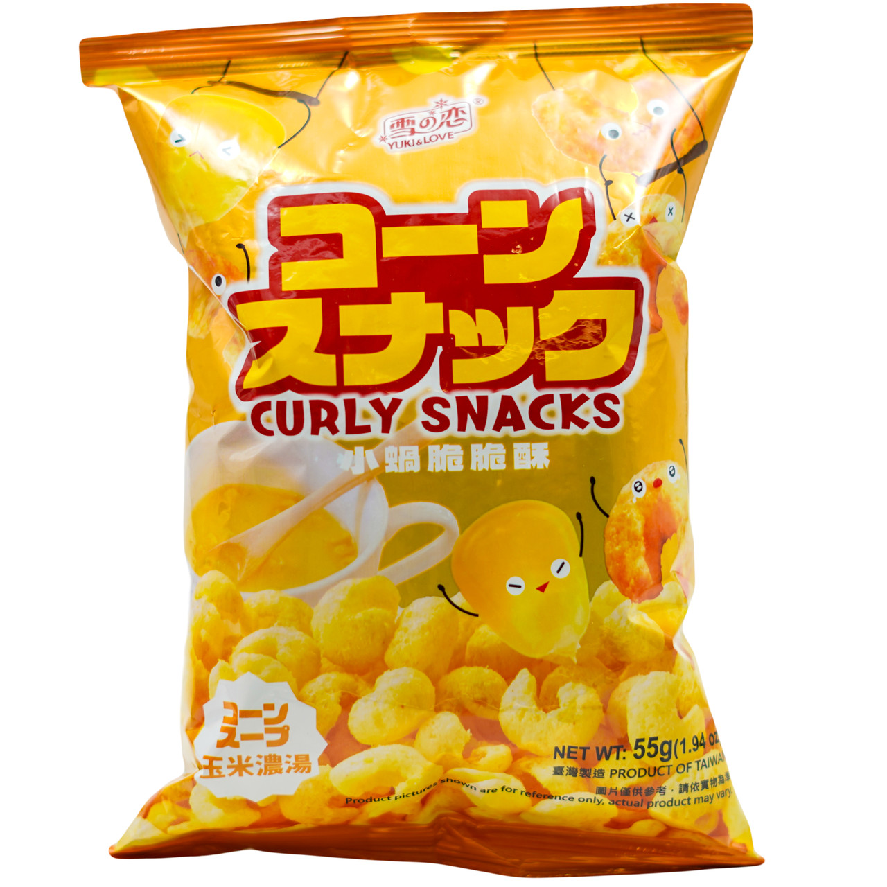 Кукурудзяний снек з оригінальним смаком YUKI&LOVE 55 г