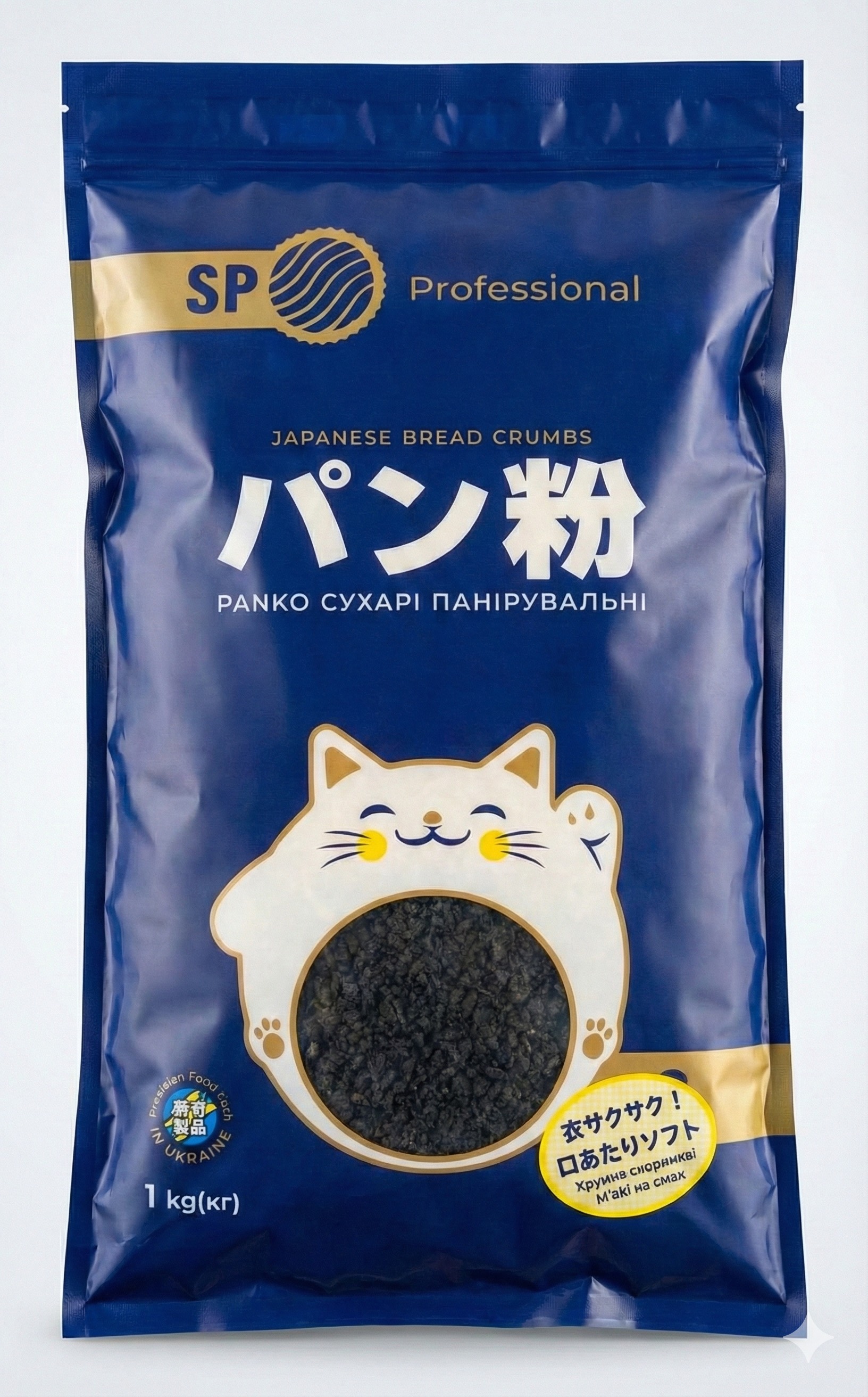 Сухарі панірувальні PANKO (чорні) SP Professional 1 кг