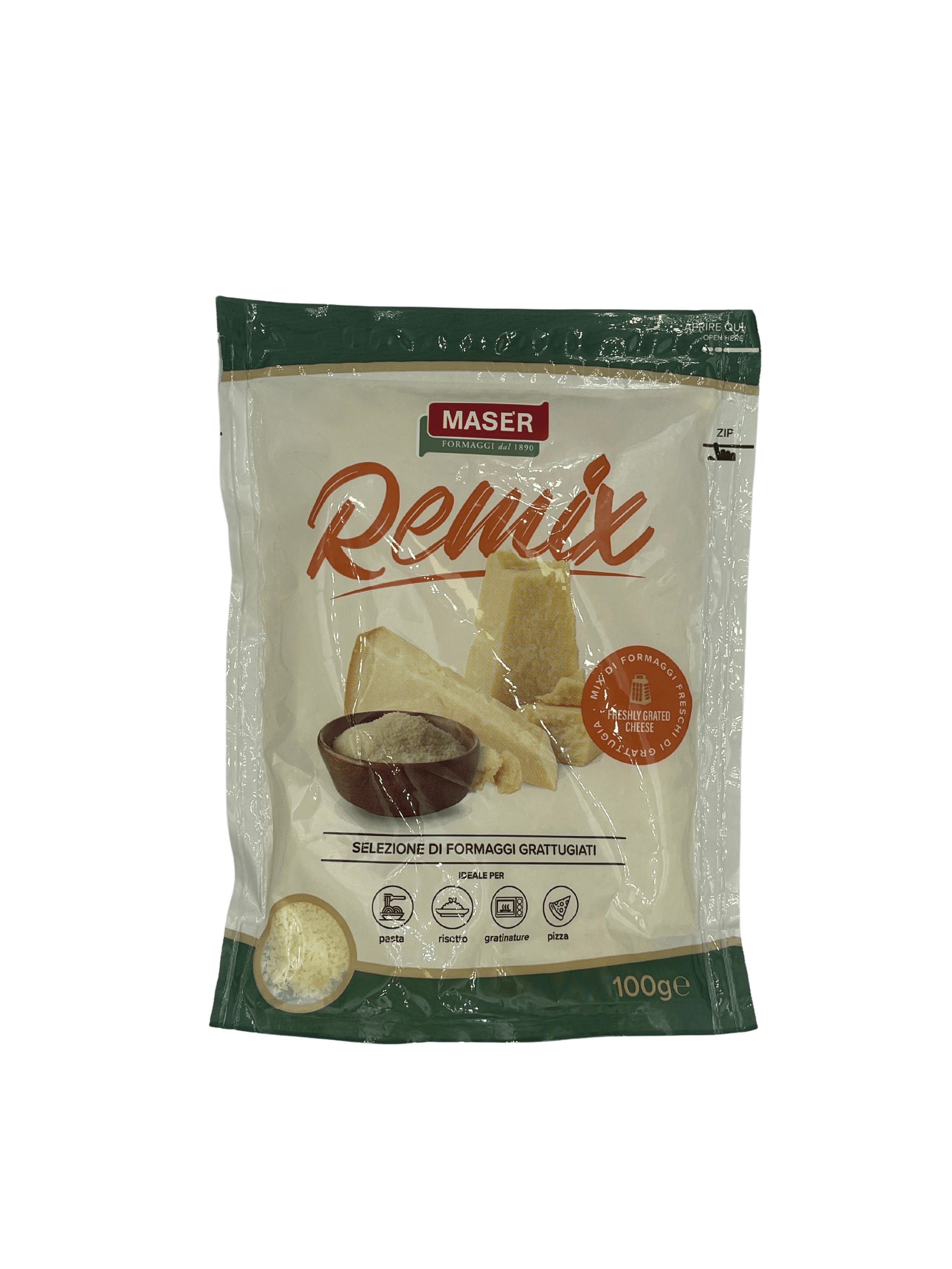 Тертий мікс Гратуджіато Maser Formaggi  100гр в/у