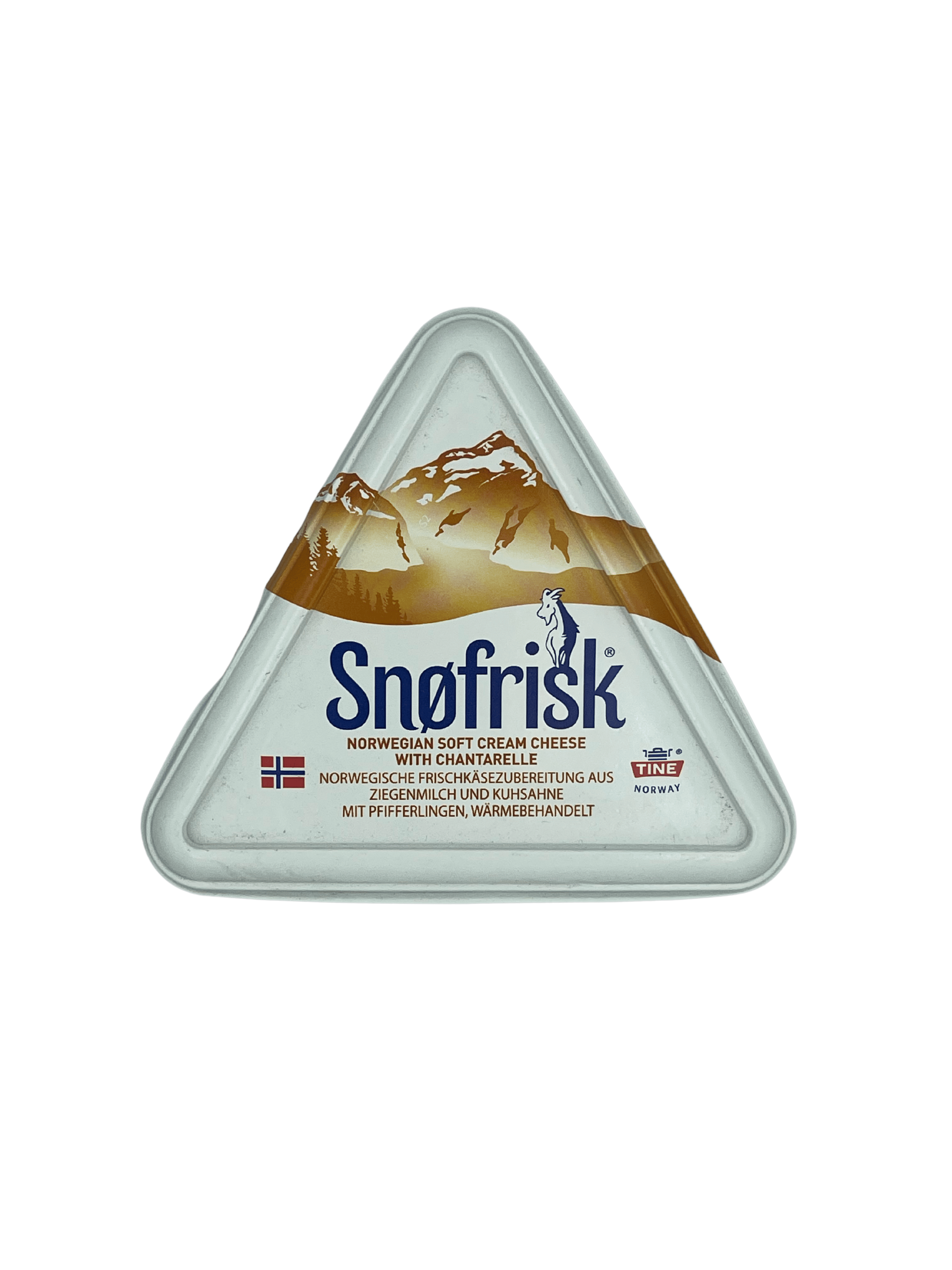 Крем-сир з лисичками (козине та коров'яче мололко) Snofrisk  TINE 125г