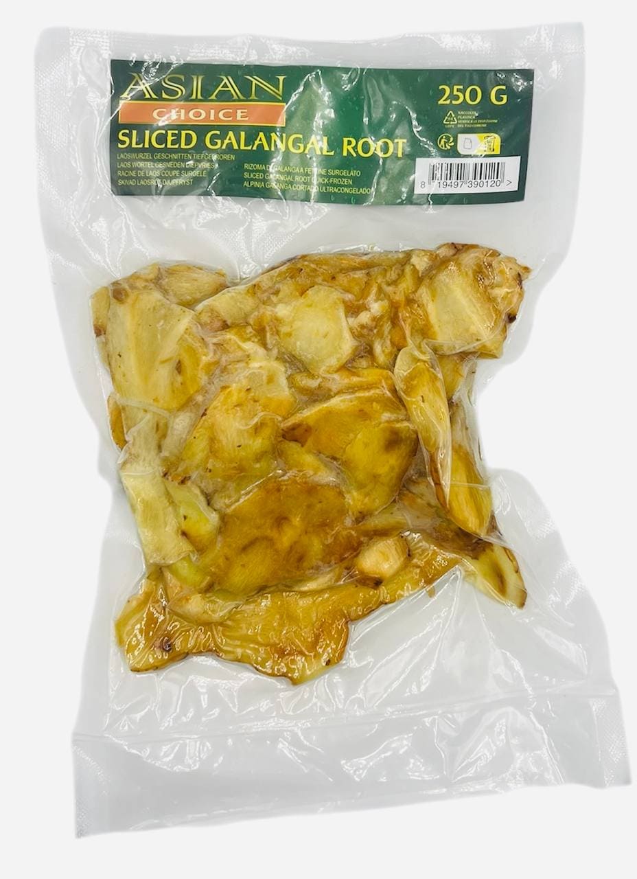 Корінь галангала нарізаний чищений 250 г