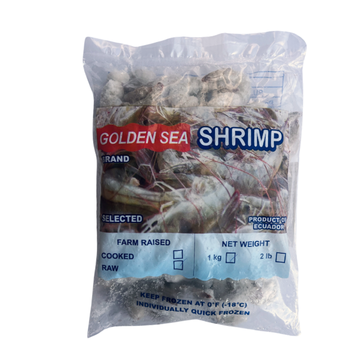 Креветка 31/35, (з веною) 0% глазурі 1кг PDTON