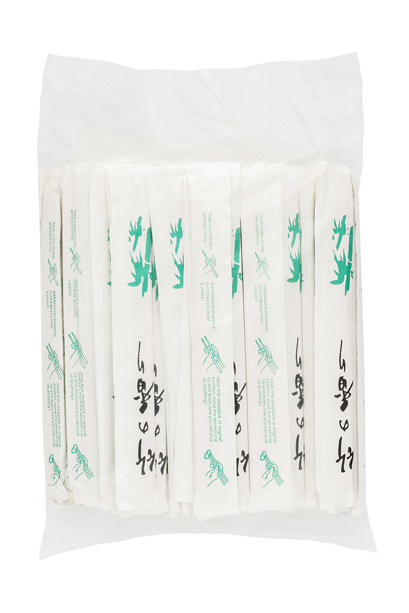 Палички бамбук (210мм) квадратні світлі 100 шт